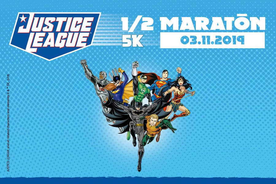 Participa en el medio maratón Justice League 2019 al sur de la CDMX