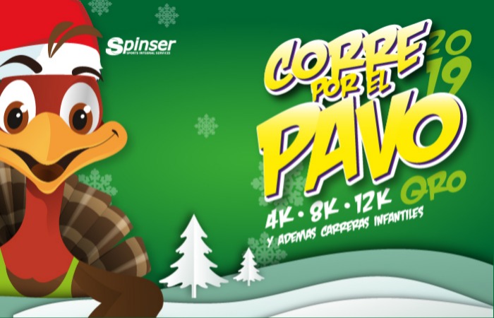 Participa en Corre por el Pavo 2019 el 8 de diciembre en Querétaro con categorías para toda la familia