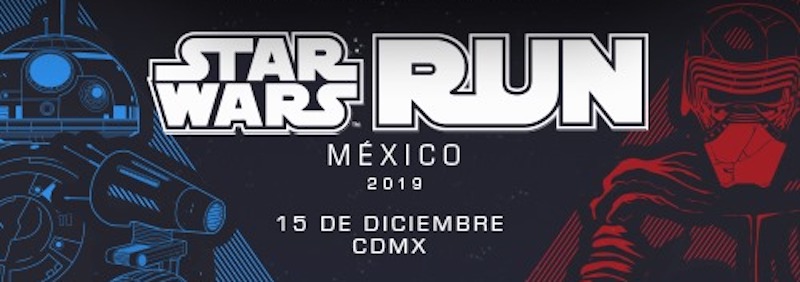 Participa en la Star Wars Run México 2019 de 7k y 15k el 15 de diciembre al sur de la CDMX